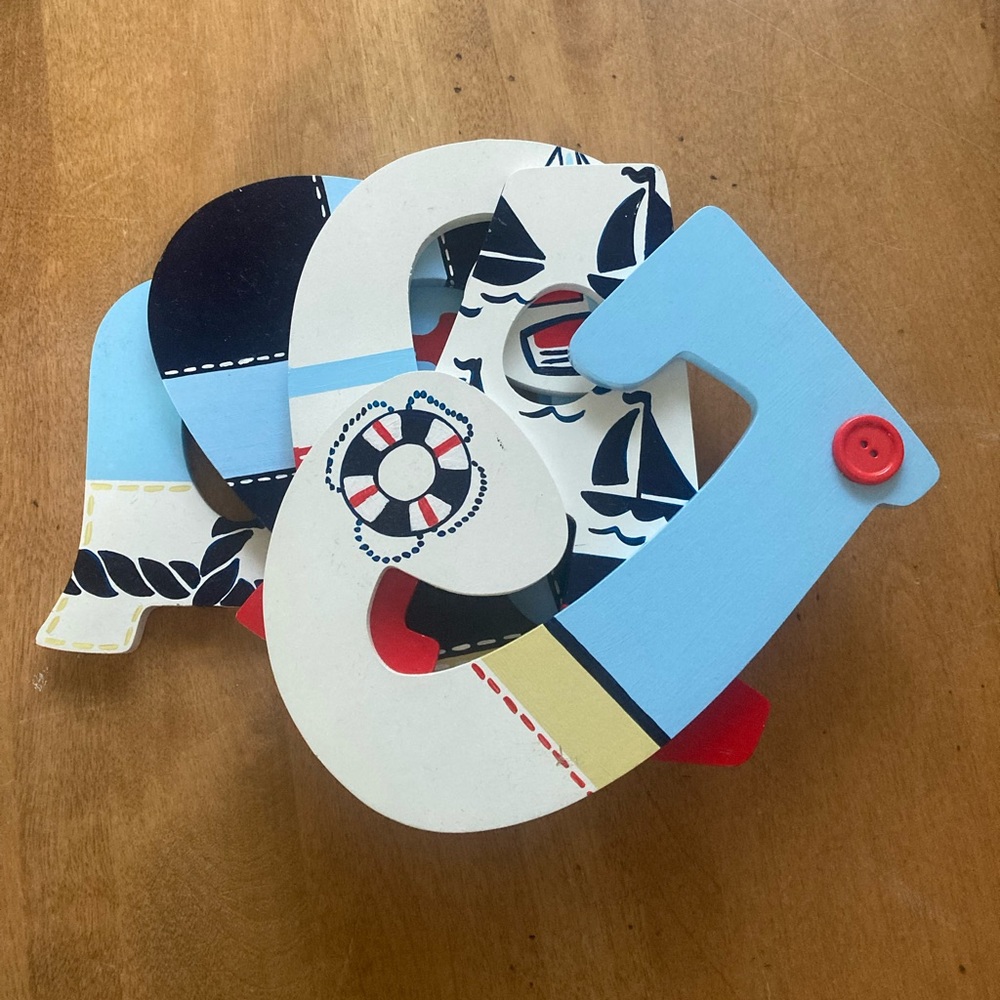 JACOB wooden letters - Picture 7 of 7